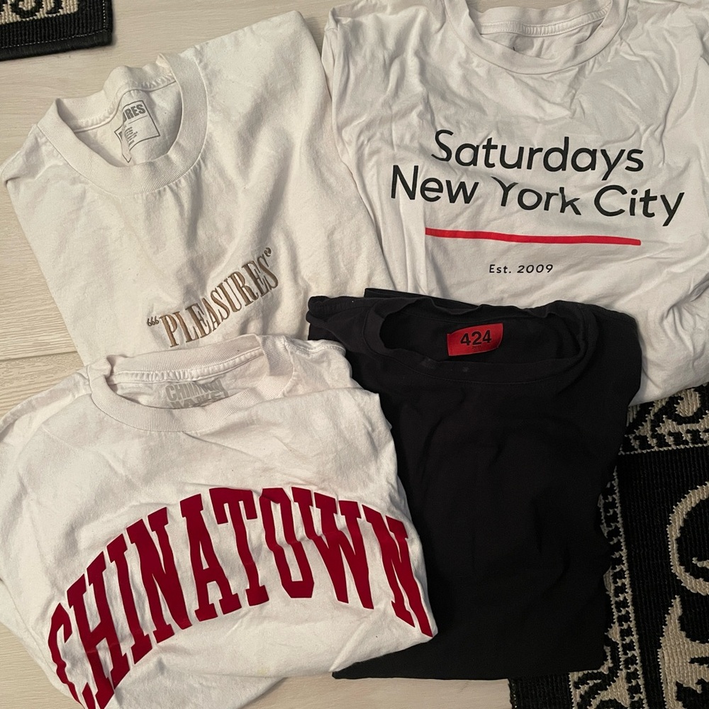Set of 4 vintage streetwear tees